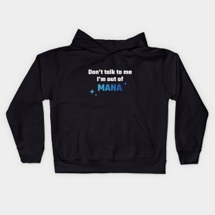 Out of Mana Introvert Gamer Kids Hoodie